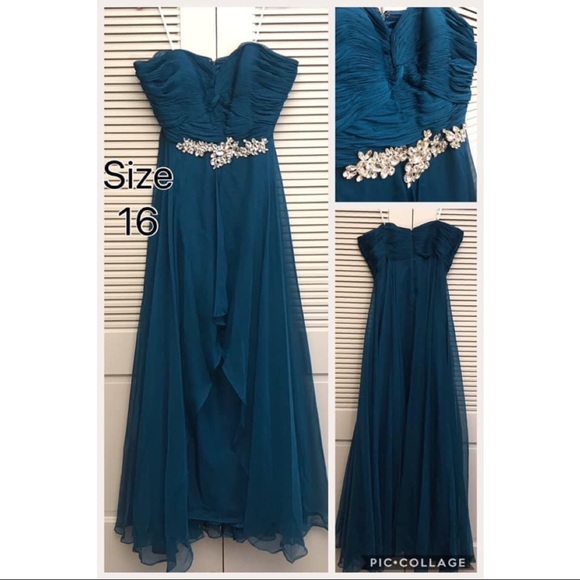 Alyce Paris Dresses & Skirts - Alyce Paris Teal Evening Gown